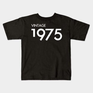 Vintage 1975 Gift 45th Birthday Party Kids T-Shirt